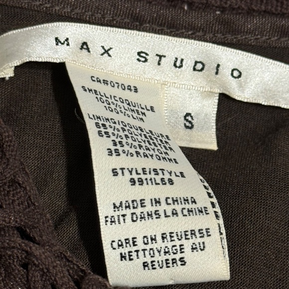 Beautiful brown crochet dress - Picture 4 of 5